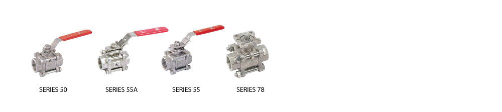 Seal All Fluid distributes Economical Three-Piece Ball Valves by Mars